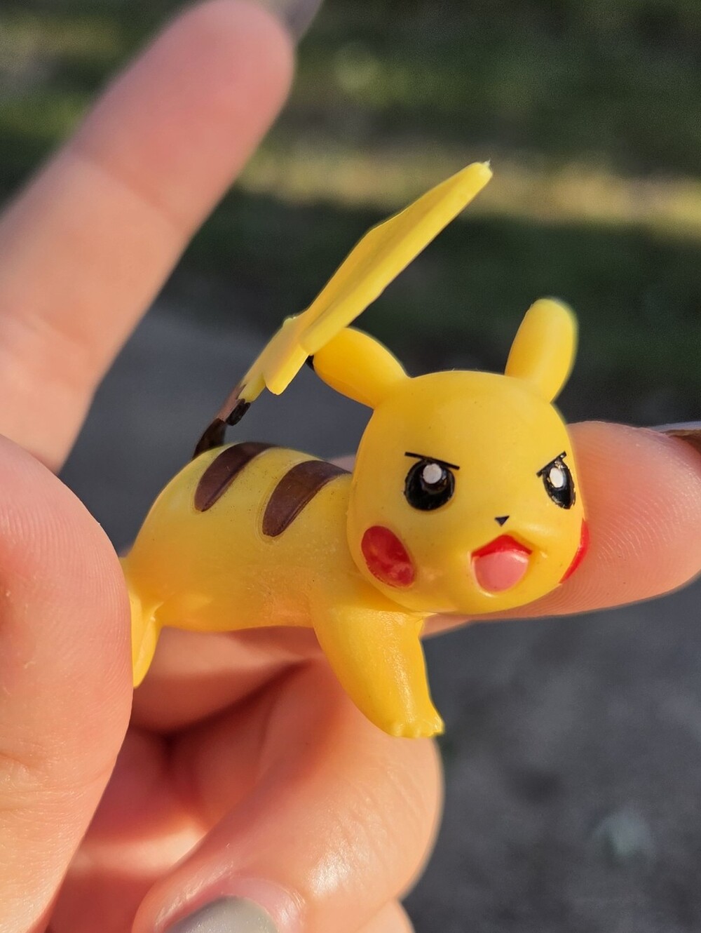 Yellow Pikachu-Inspired Kids Toy Figure - Cute Pocket Pet